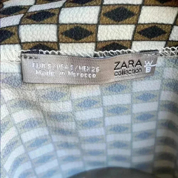 Snake print sequin pocket blouse from Zara - Picture 4 of 4